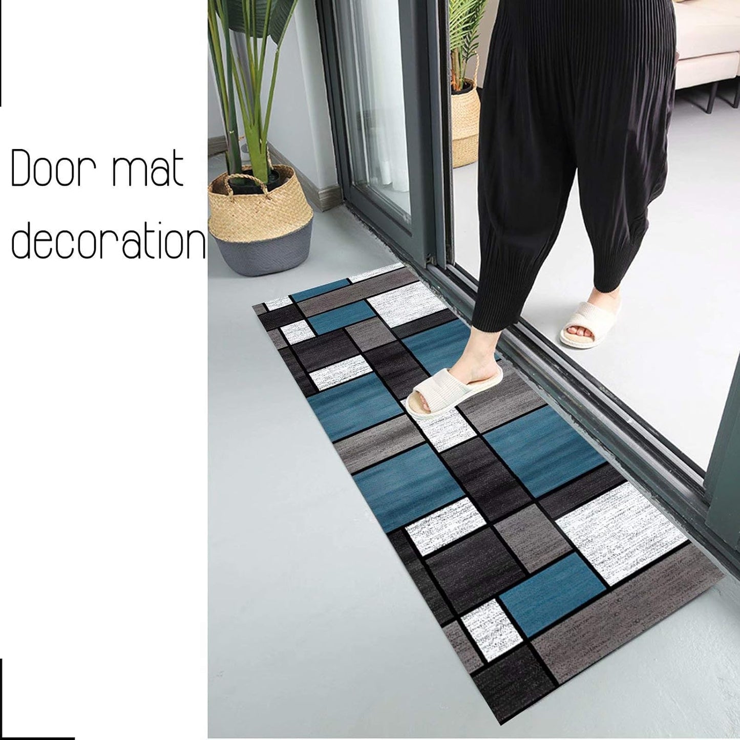 LYYK Tapis de Couloir, Cuisine et Salon - sur Mesure - Moderne - Antidérapant - Lavable - Personnalisable au mètre - pour Cuisine, Chambre à Coucher et Salon - 40 x 180 cm - Color11