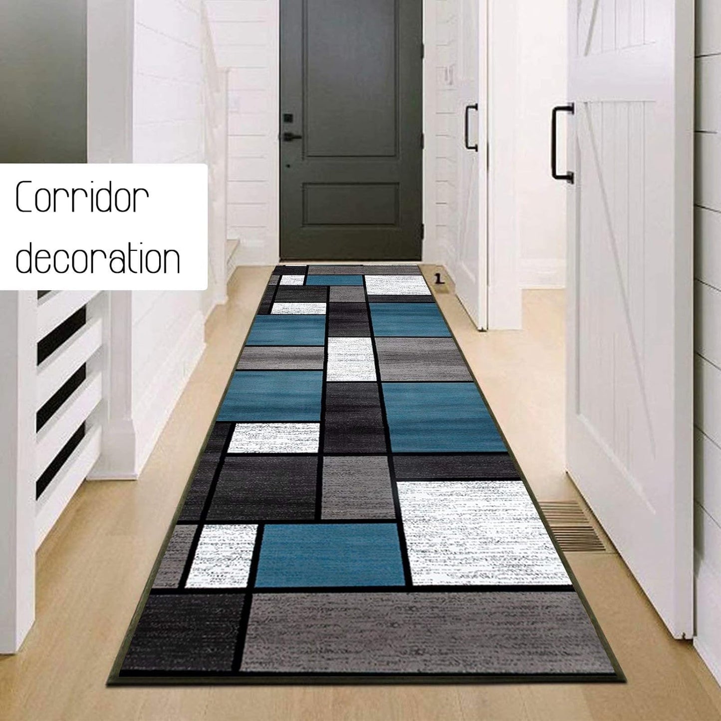 LYYK Tapis de Couloir, Cuisine et Salon - sur Mesure - Moderne - Antidérapant - Lavable - Personnalisable au mètre - pour Cuisine, Chambre à Coucher et Salon - 40 x 180 cm - Color11