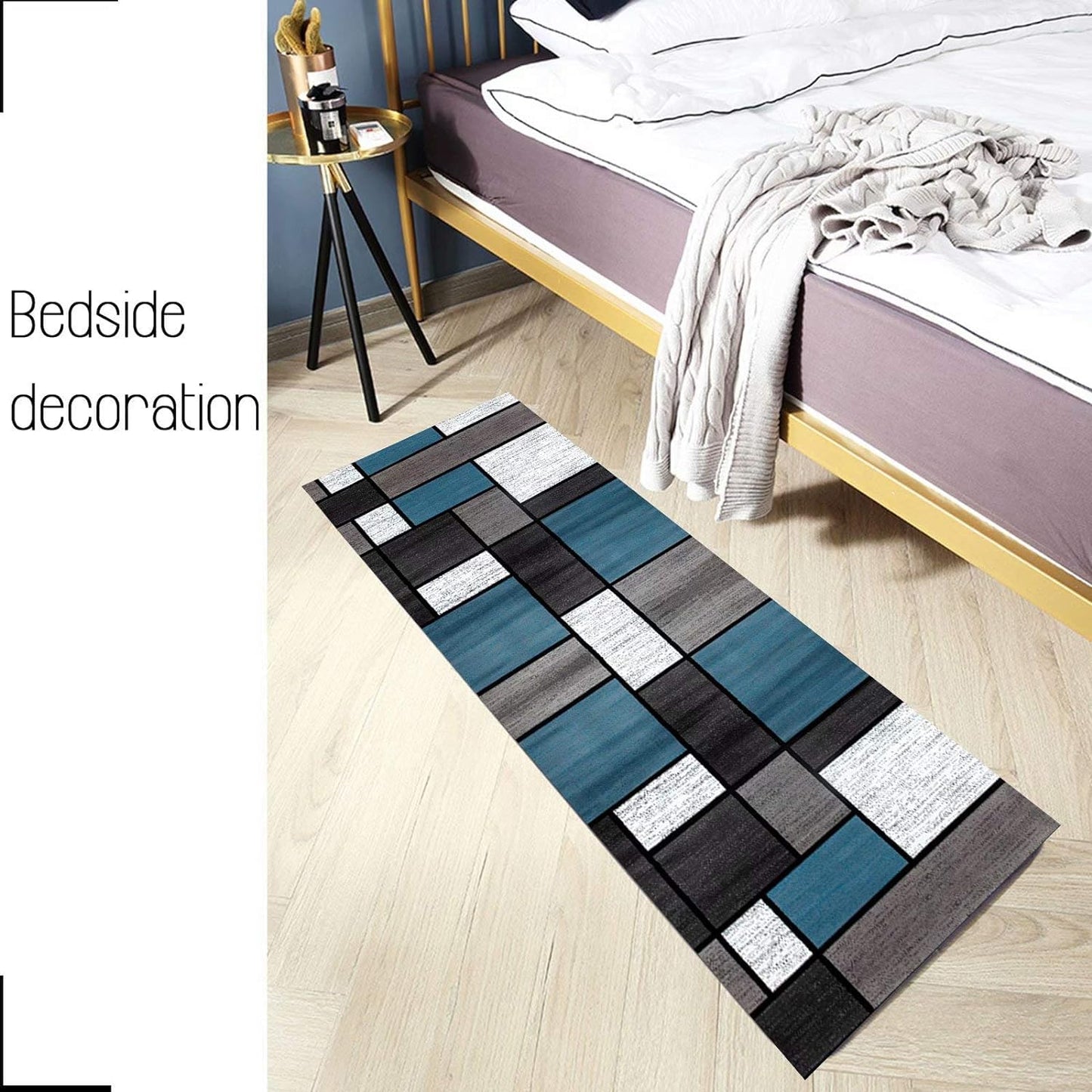 LYYK Tapis de Couloir, Cuisine et Salon - sur Mesure - Moderne - Antidérapant - Lavable - Personnalisable au mètre - pour Cuisine, Chambre à Coucher et Salon - 40 x 180 cm - Color11